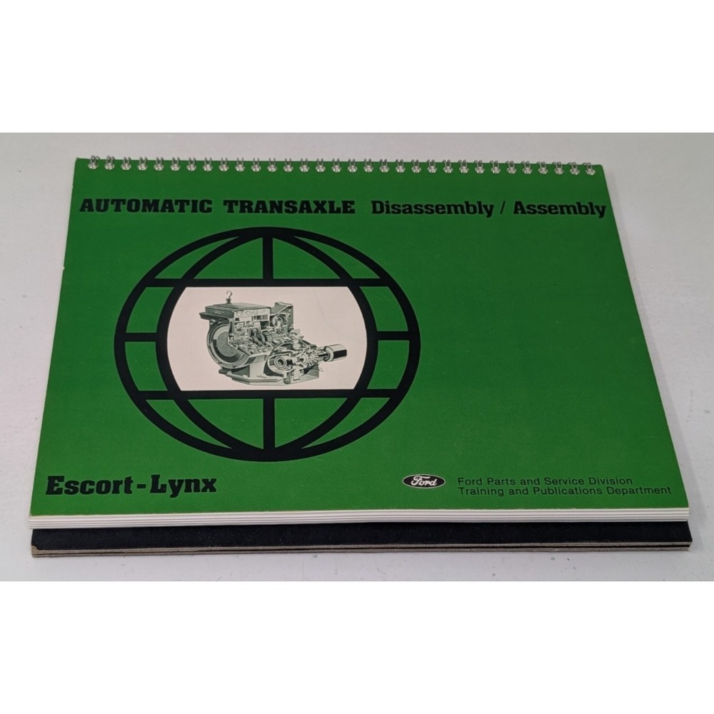 Ford Escort Lynx Automatic‎ Transaxle Disassembly Assembly Guide Manual 1980 VTG